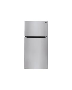 LG - 20.2 Cu. Ft. Top-Freezer Refrigerator - Stainless Steel