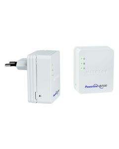 NETGEAR - Powerline 500 Nano Ethernet Adapter Kit - White