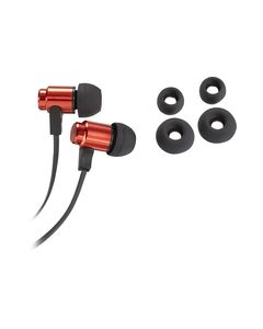 Insignia™ - Stereo Earbud Headphones - Red