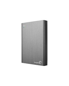 Seagate - Wireless Plus 1TB Portable Hard Drive - Gray