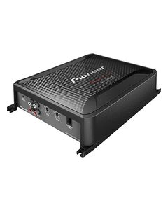 Pioneer - 1600W Class D Digital Mono MOSFET Amplifier with Wired Bass Boost Remote - Black