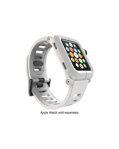 LUNATIK - EPIK Polycarbonate Case and Silicone Band for Apple Watch™ 42mm - White