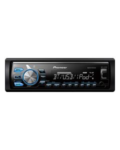 Pioneer - Built-In Bluetooth - Apple® iPod®-Ready - In-Dash Digital Media Receiver with Detachable Faceplate - Blue