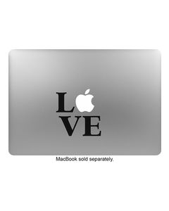 MacDecals - Love Decal for Apple® MacBook® - Black