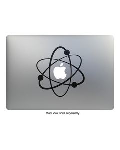 MacDecals - Atom Decal for Apple® MacBook® - Black