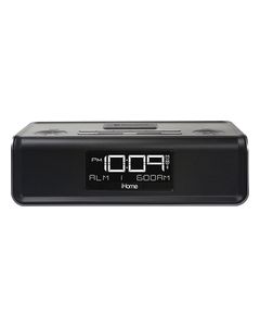 iHome - Bluetooth Stereo Dual Alarm Clock Radio - Black