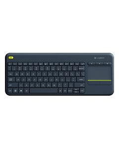 Logitech - K400 Plus Wireless Keyboard - Black