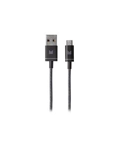 Modal - 4' Braided Micro USB Cable - Gray