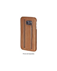 Cole Haan - Dashed Lines Case for Samsung Galaxy S6 Cell Phones - British Tan