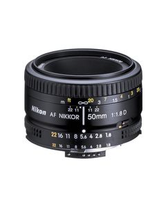 Nikon - AF NIKKOR 50mm f/1.8D Standard Lens - Black