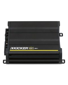 Kicker - CX Series 300W Class D Mono Amplifier with Variable Low-Pass Crossover - Black