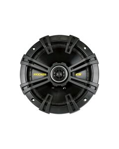 Kicker - 6-3/4" Coaxial Car Speakers with Polypropylene Cones (Pair) - Black