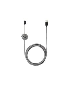 Native Union - NIGHT 9.8' USB-to-Apple® Lightning Cable - Zebra