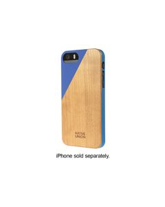 Native Union - CLIC Wooden Case for Apple® iPhone® 5 and 5s - Aquamarine