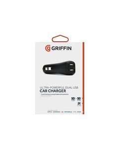 Griffin Technology - PowerJolt Dual Universal Vehicle Charger - Black