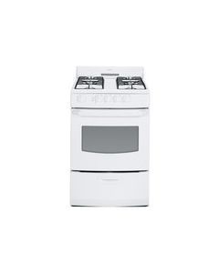 Hotpoint - 24" Freestanding Gas Range - White