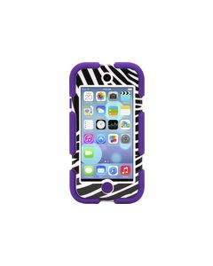 Griffin Technology - Survivor Case for Apple® iPod® touch 5th Generation - Purple/Zebra