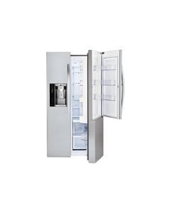 LG - Door-in-Door 26.0 Cu. Ft. Side-by-Side Refrigerator with Thru-the-Door Ice and Water - Stainless Steel