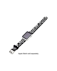 French Bull - Replacement Band for Apple Watch™ 38mm - Black/White