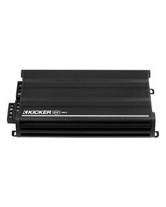 Kicker - CX-Series CX300.4 600W Class AB Bridgeable Multichannel Amplifier with Built-In Crossovers - Black