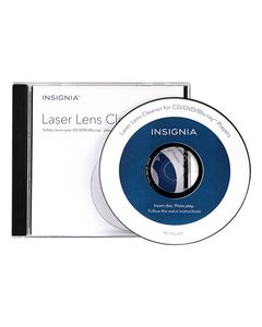 Insignia™ - Laser Lens Cleaner - Blue/White