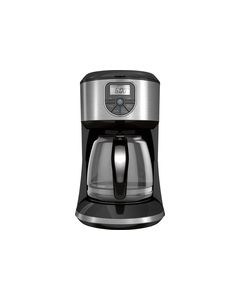 Black & Decker - 12-Cup Coffeemaker - Black/Silver