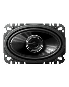 Pioneer - 4" x 6" 2-Way Car Speakers with IMPP Composite Cones (Pair) - Black