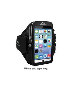 Armpocket - Ultra i-35 Armband for Most 6" Cell Phones - Black