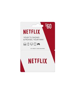 Netflix - $60 Gift Card