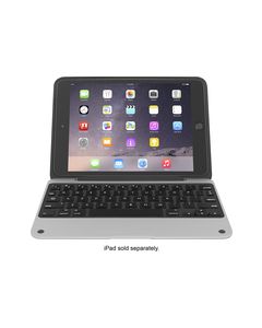 ClamCase - Pro Keyboard Case for Apple® iPad® mini, iPad mini 2 and iPad mini 3 - Smoke/Black