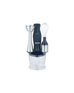 Better Chef - Multi-Pro 3-in-1 Hand Blender, Whisk and Food Processor - Stainless-Steel/Black