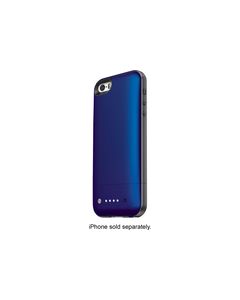 mophie - space pack External Battery and Storage Case for Apple® iPhone® 5 and 5s - Blue