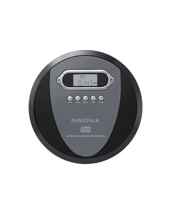 Insignia™ - Portable CD Player - Black/Charcoal