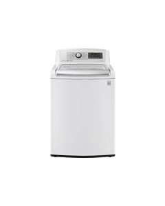 LG - TurboWash 5.0 Cu. Ft. 12-Cycle High-Efficiency Top-Loading Washer - White