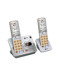 AT&T - EL52203 DECT 6.0 Expandable Cordless Phone System with Digital Answering System - Silver