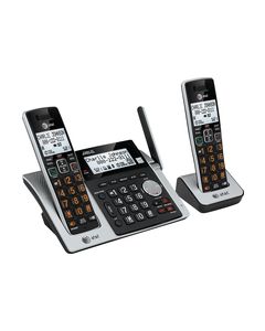 AT&T - CL83213 DECT 6.0 Expandable Cordless Phone System with Digital Answering System - Silver