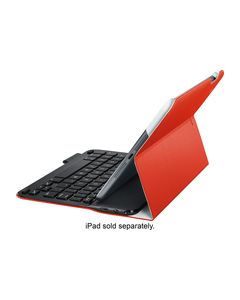 Logitech - Ultrathin Keyboard Folio Case for Apple® iPad® mini and iPad mini 2 - Mars Red Orange