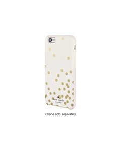 kate spade new york - Confetti Hybrid Hard Shell Case for Apple® iPhone® 6 and 6s - Gold/Cream