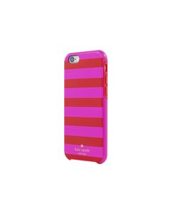 kate spade new york - Candy Stripe Hybrid Hard Shell Case for Apple® iPhone® 6 and 6s - Red/Pink