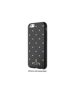 kate spade new york - Larabee Dot Hybrid Hard Shell Case for Apple® iPhone® 6 and 6s - Black/Cream