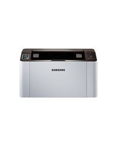 Samsung - M2020W Xpress Wireless Black-and-White Laser Printer - White/Black