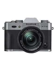 Fujifilm - X-T10 Mirrorless Camera with XC 16-50mm f/3.5-5.6 OIS II Lens - Silver