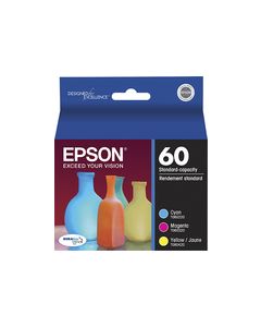 Epson - 60 3-Pack Ink Cartridges - Cyan/Magenta/Yellow