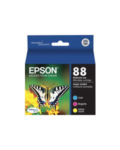 Epson - 88 3-Pack Ink Cartridges - Cyan/Magenta/Yellow