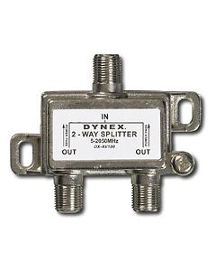 Dynex™ - 2-Way Coaxial Cable Splitter