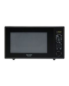 Sharp - 2.2 Cu. Ft. Full-Size Microwave - Black