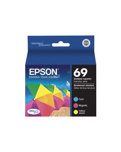 Epson - 69 3-Pack Ink Cartridges - Cyan/Magenta/Yellow