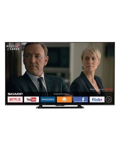 Sharp - AQUOS HD - 70" Class (69-1/2" Diag.) - LED - 1080p - Smart - HDTV - Black