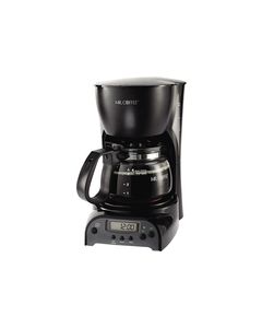 Mr. Coffee - 4-Cup Programmable Coffeemaker - Black