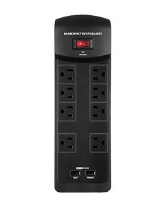 Monster - Core Power 800 USB 8-Outlet Surge Protector